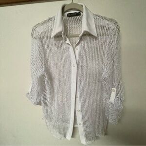 ⭐️4/$20⭐️ Piccadilly mesh and sparkle top